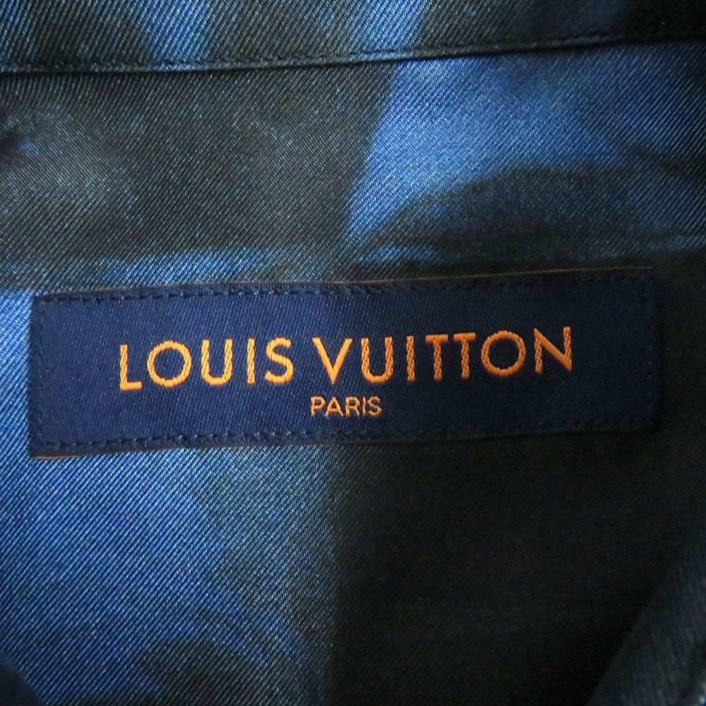 Louis Vuitton Louis Vuitton Silk XS Salt Print Shirt Canvas Dress Shirt RM212M - Picture 5 of 10